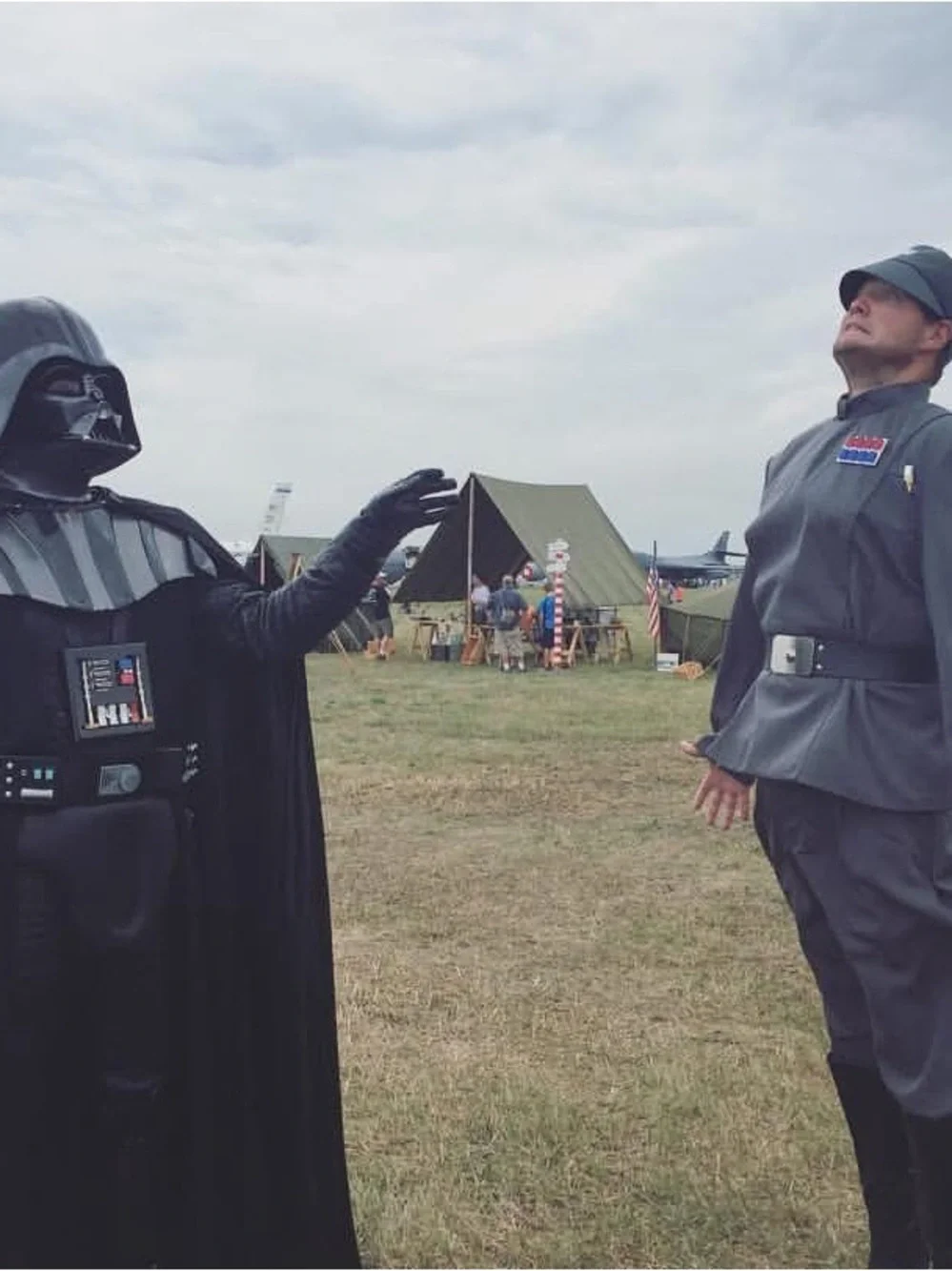 CosplaySky Star Wars Imperial Officer Grey Suit - Dr. Evil Costume